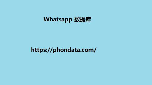 Whatsapp 数据库